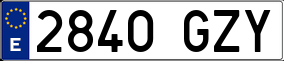 Truck License Plate